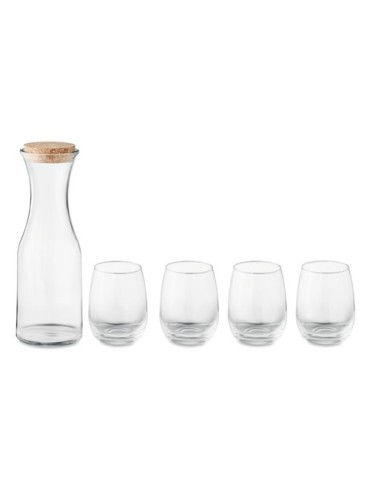 Set de boisson  en verre recyclé personnalisée pas cher 2