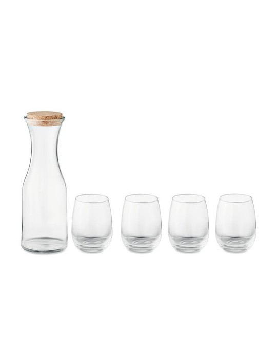Set de boisson  en verre recyclé personnalisée pas cher