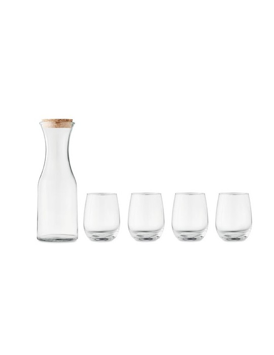 Set de boisson  en verre recyclé personnalisée pas cher