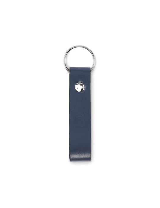 Porte-clés à boucle en PU publicitaire STROKEY