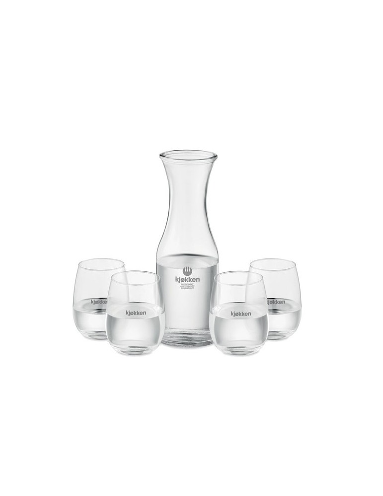 Set de boisson  en verre recyclé personnalisée pas cher