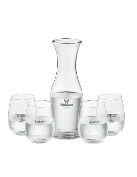 Set de boisson  en verre recyclé personnalisée pas cher