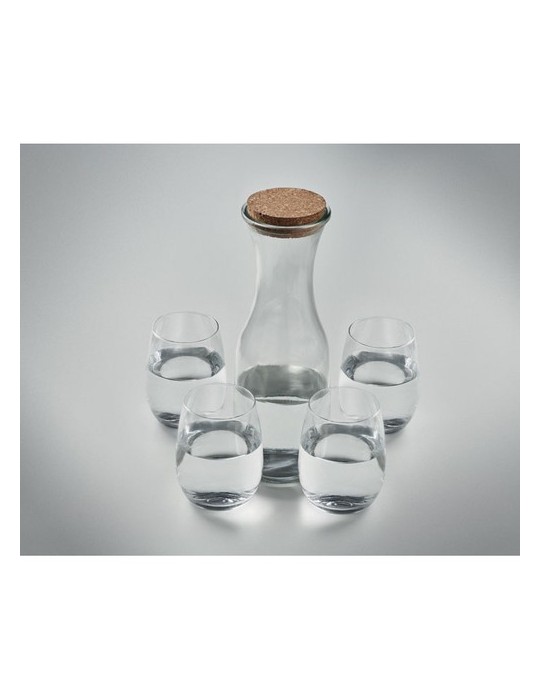Set de boisson  en verre recyclé personnalisée pas cher