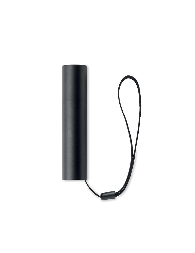 Lampe rechargeable en alu publicitaire ALUMINATE