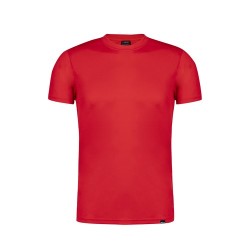 T-Shirt Éco-responsable Sportif Personnalisé Adulte Tecnic Markus Matières : PET recyclé Taille textile : L Couleurs : rouge acc