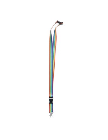 Lanyard Arc-en-Ciel - Personnalisé BOWYARD pas cher