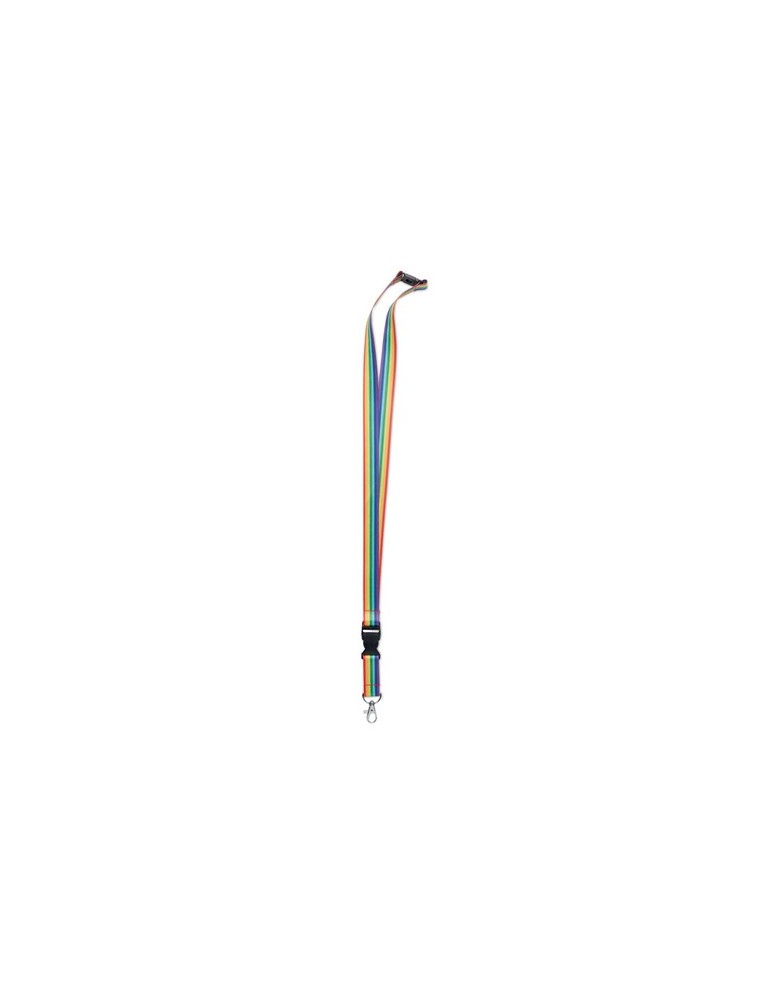 Lanyard Arc-en-Ciel - Personnalisé BOWYARD pas cher