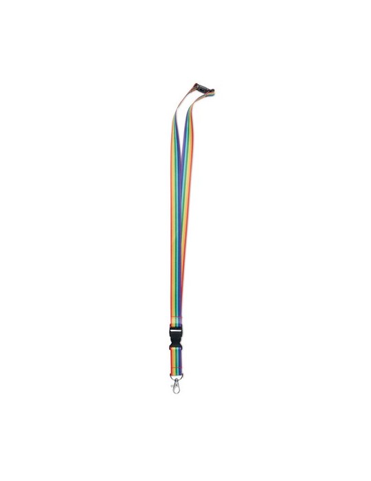 Lanyard Arc-en-Ciel - Personnalisé BOWYARD pas cher