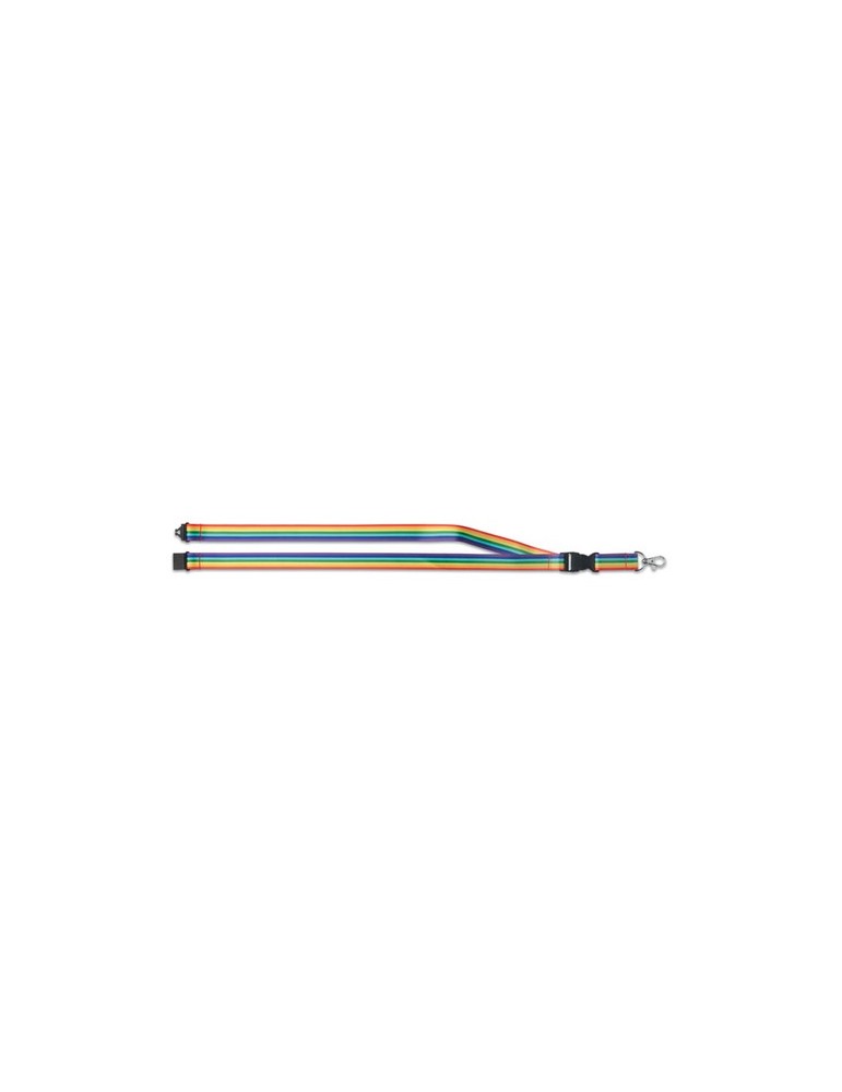 Lanyard Arc-en-Ciel - Personnalisé BOWYARD pas cher