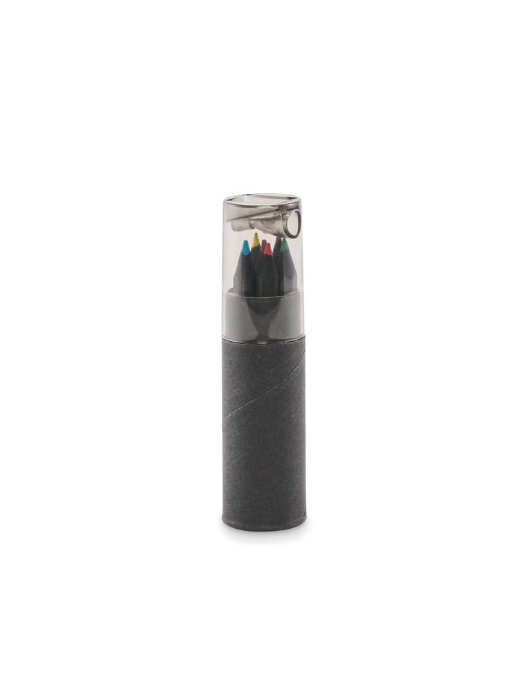 6 crayons de couleur NEGRO personnalisables