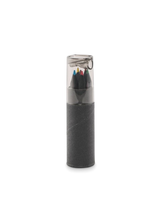 6 crayons de couleur NEGRO personnalisables