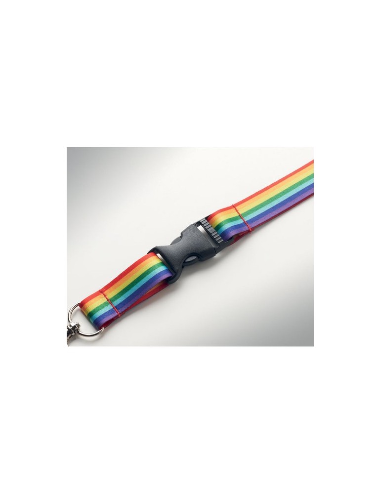 Lanyard Arc-en-Ciel - Personnalisé BOWYARD pas cher