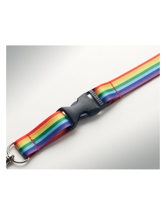 Lanyard Arc-en-Ciel - Personnalisé BOWYARD pas cher