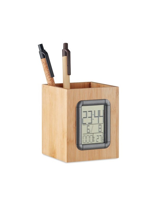 Porte-stylo en bambou - Cadeau d'entreprise