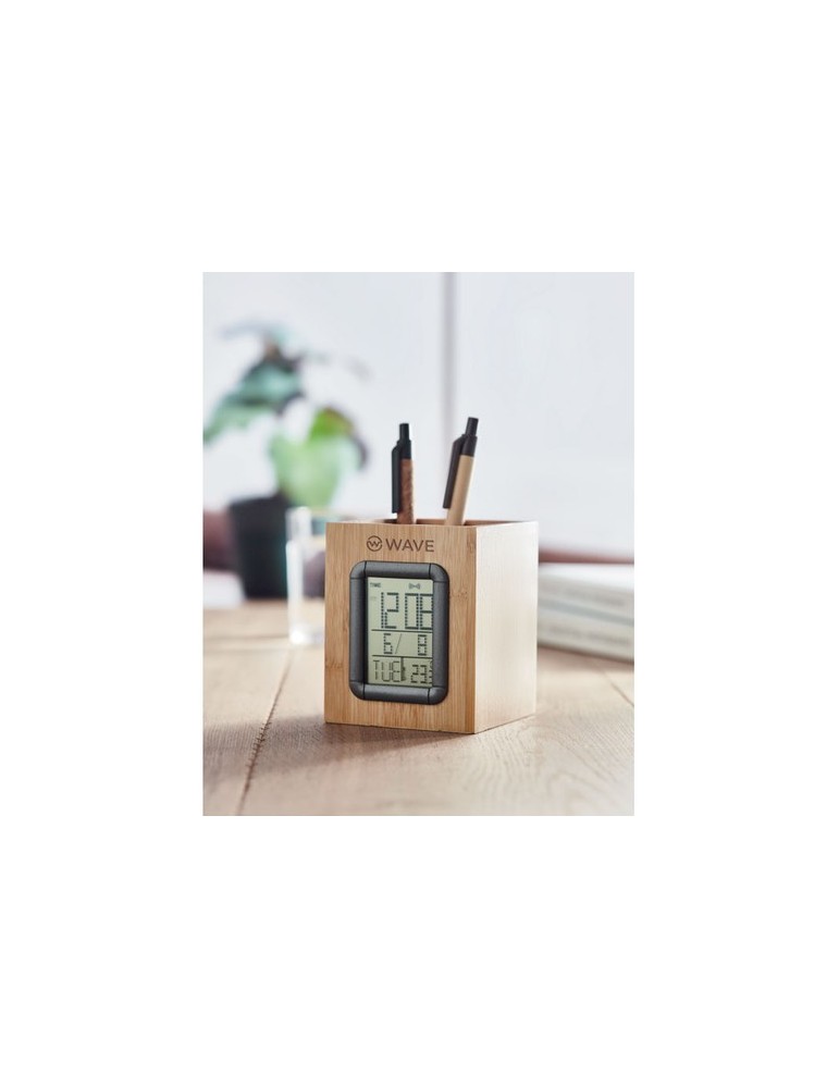 Porte-stylo en bambou - Cadeau d'entreprise