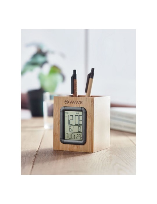 Porte-stylo en bambou - Cadeau d'entreprise