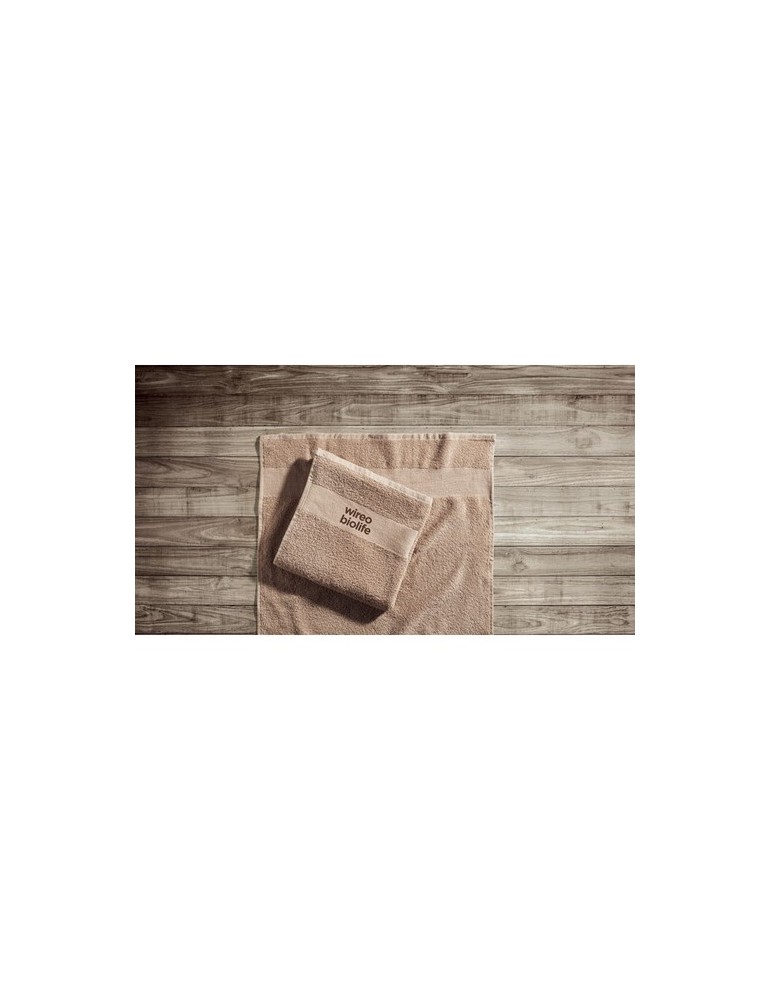 Serviette Éponge Bio Personnalisée 100x50 cm pas cher