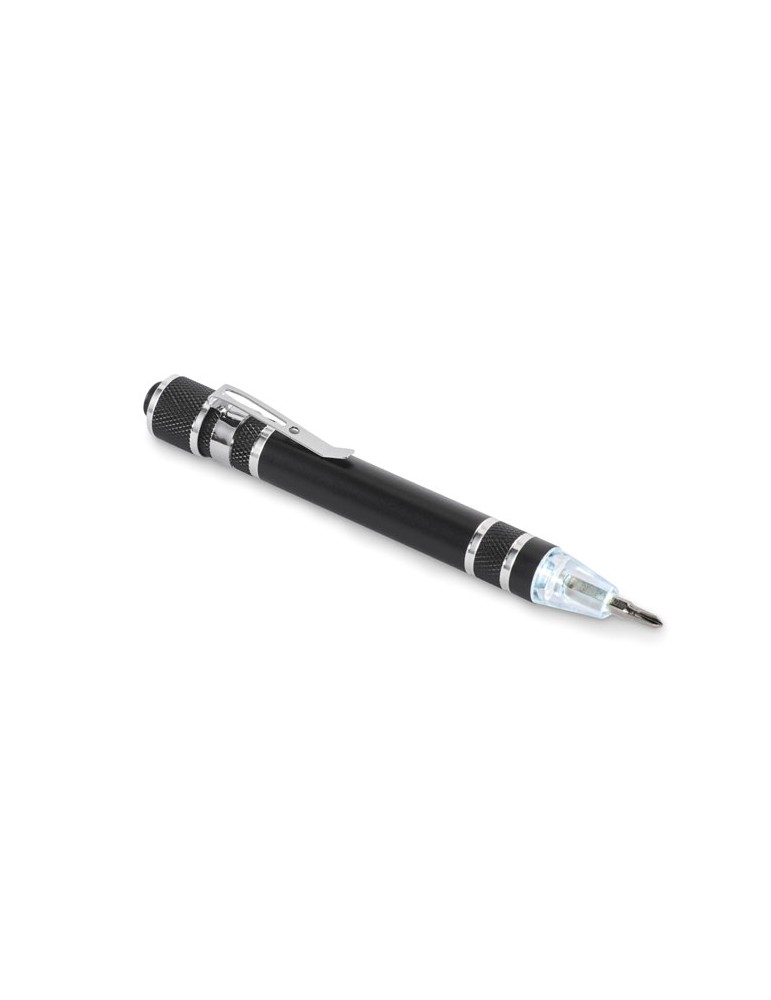Stylo multi-outils recyclé publicitaire TUBULAR