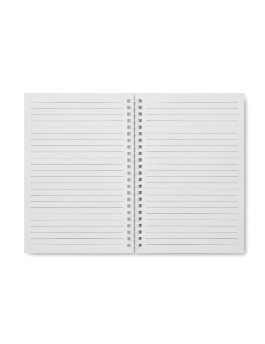 Cahier A5 en carton recyclé publicitaire RECARNOTE