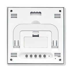 Station météo multifonction personnalisée en finition bambou TURKU Matières : ABS Couleurs : bois 2
