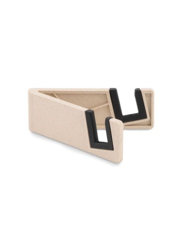 Support téléphone  personnalisé en bambou - STANDOL+ pas cher