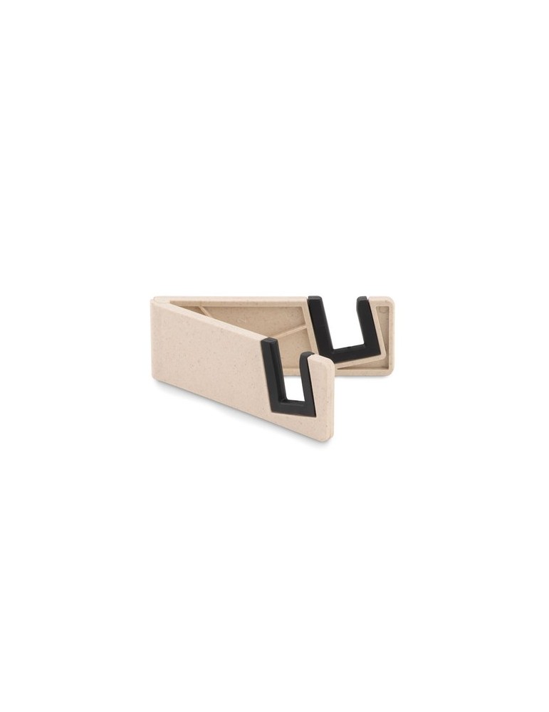 Support téléphone  personnalisé en bambou - STANDOL+ pas cher