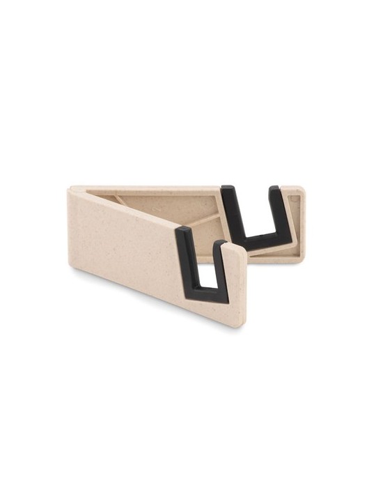 Support téléphone  personnalisé en bambou - STANDOL+ pas cher