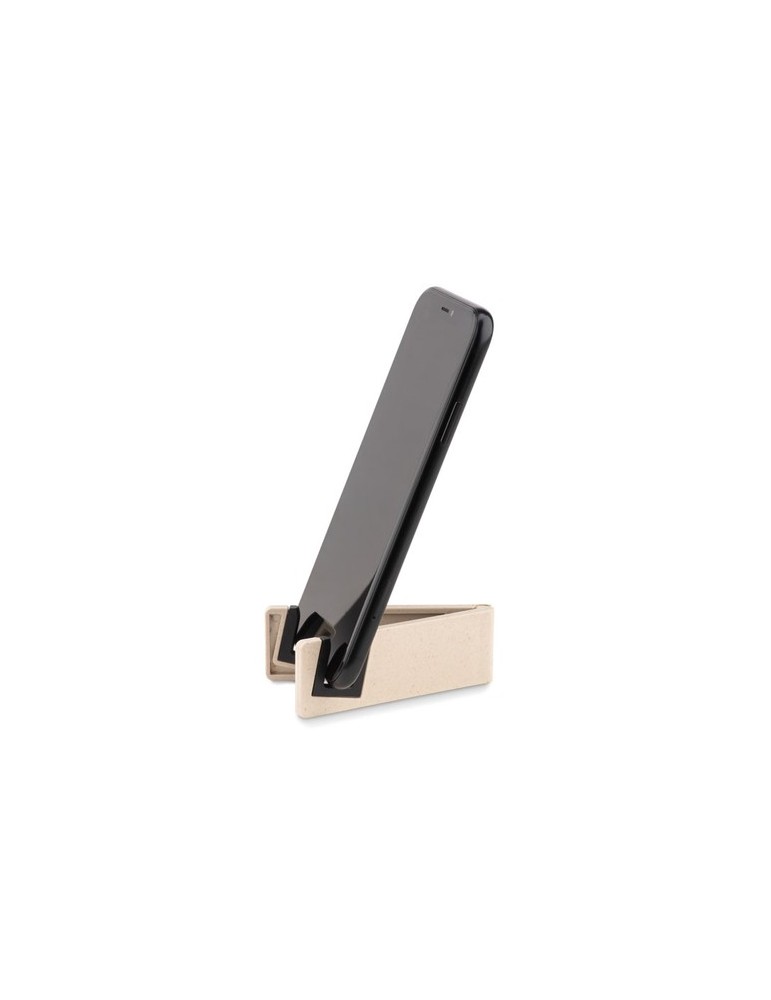 Support téléphone  personnalisé en bambou - STANDOL+ pas cher