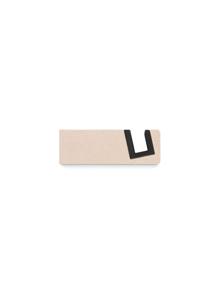 Support téléphone  personnalisé en bambou - STANDOL+ pas cher