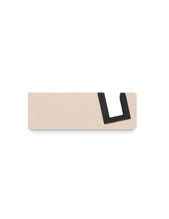 Support téléphone  personnalisé en bambou - STANDOL+ pas cher