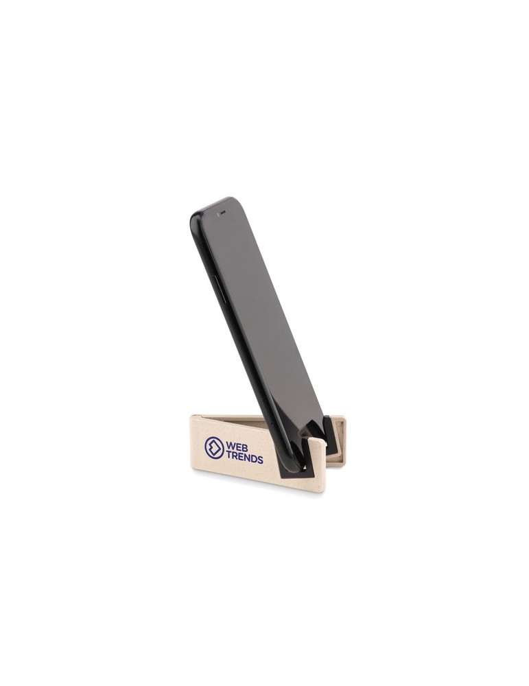 Support téléphone  personnalisé en bambou - STANDOL+ pas cher