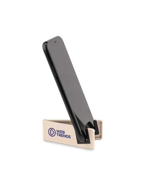 Support téléphone  personnalisé en bambou - STANDOL+ pas cher