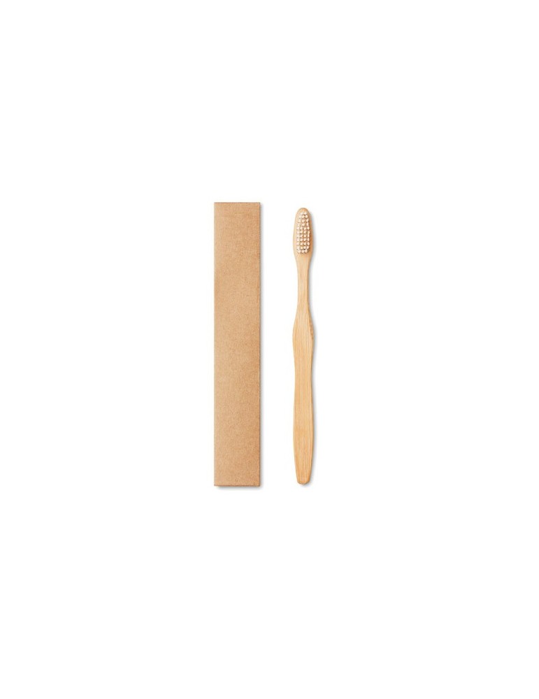 Brosse à Dents en Bambou Personnalisée - Cadeau Publicitaire