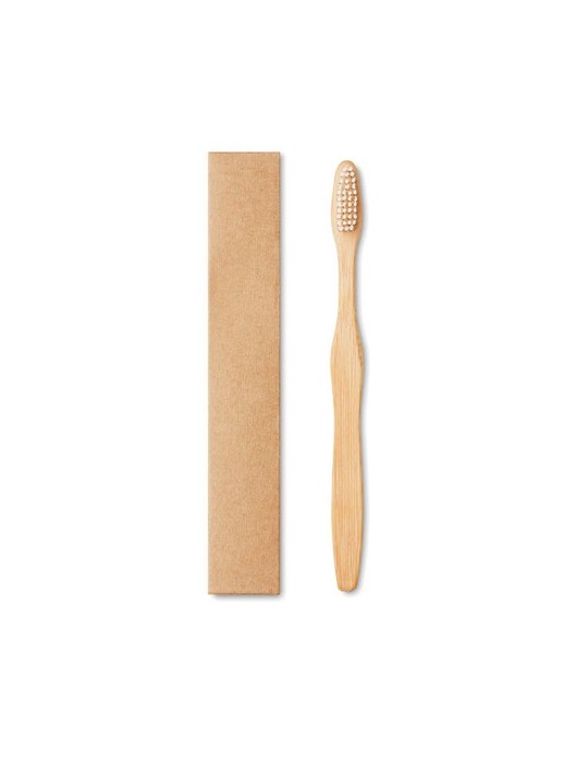 Brosse à Dents en Bambou Personnalisée - Cadeau Publicitaire