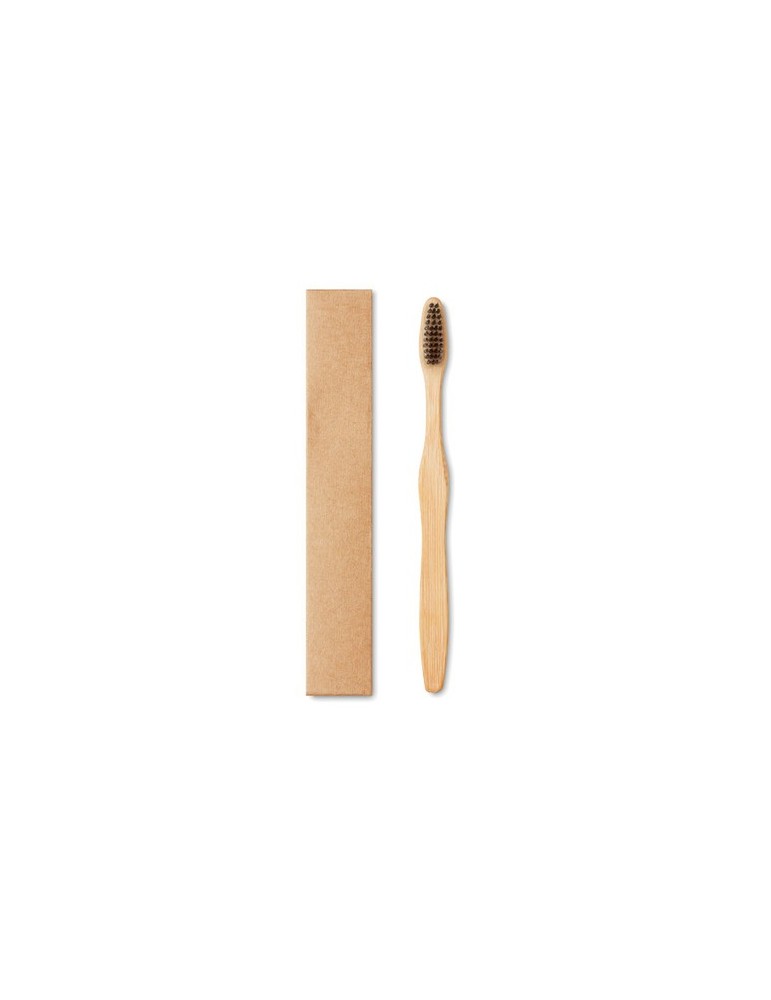 Brosse à Dents en Bambou Personnalisée - Cadeau Publicitaire