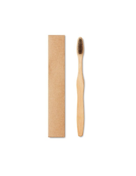 Brosse à Dents en Bambou Personnalisée - Cadeau Publicitaire