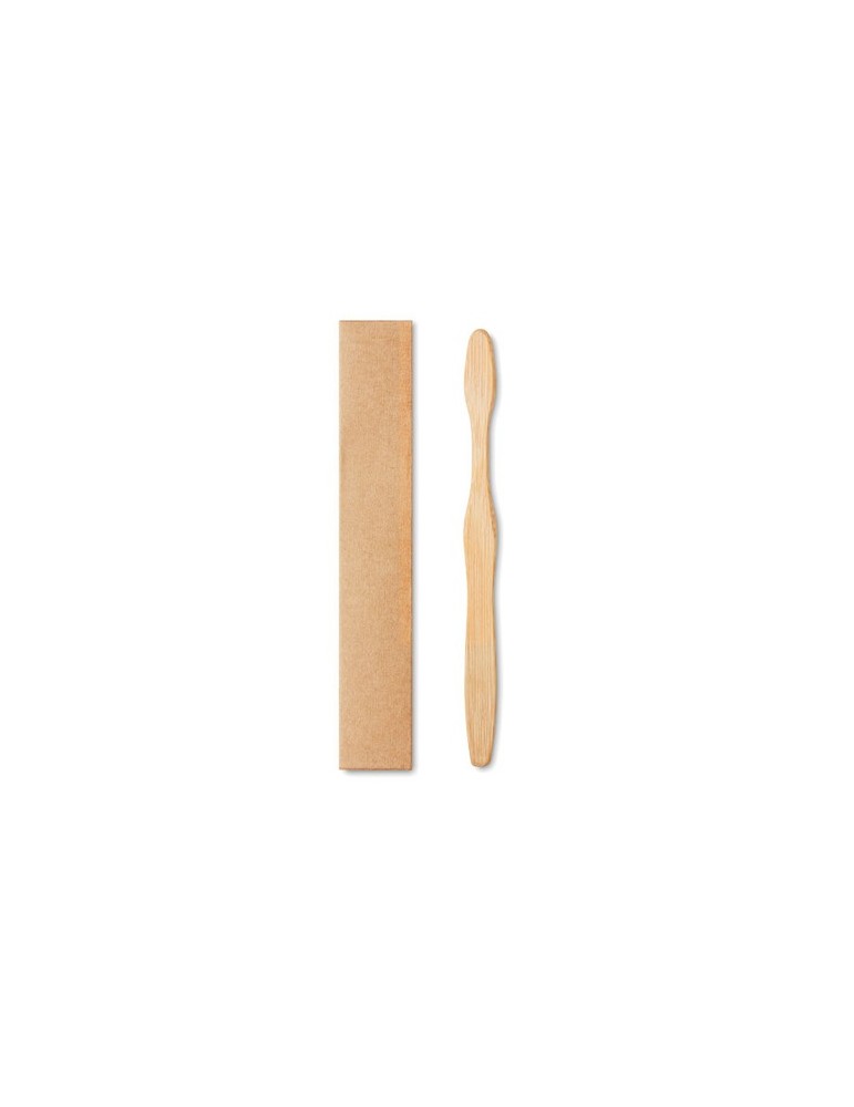 Brosse à Dents en Bambou Personnalisée - Cadeau Publicitaire