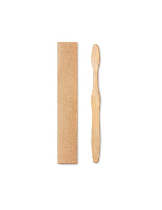 Brosse à Dents en Bambou Personnalisée - Cadeau Publicitaire