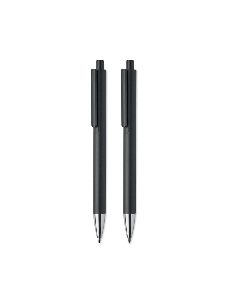 Set de stylos en alu recyclé publicitaire ORWELL