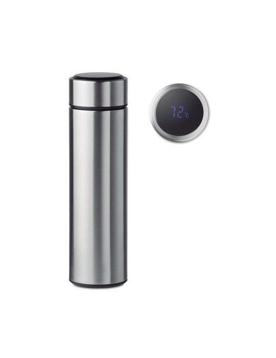 Bouteille Isotherme avec Thermomètre Personnalisée POLE pas cher
