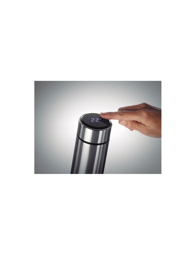 Bouteille Isotherme avec Thermomètre Personnalisée POLE pas cher