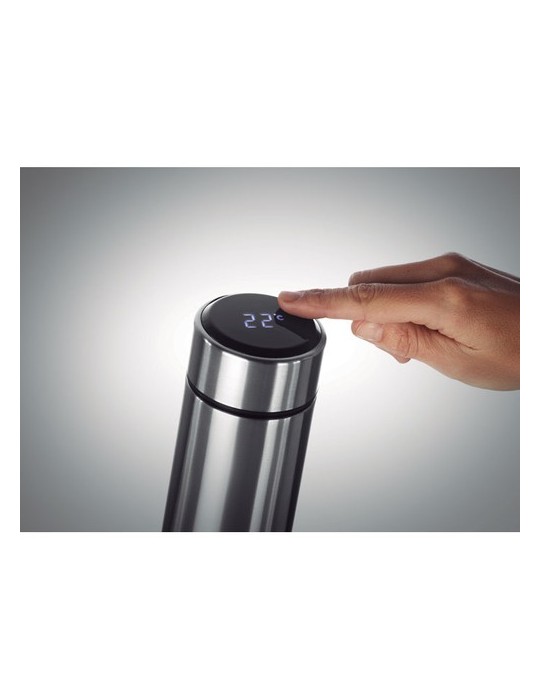 Bouteille Isotherme avec Thermomètre Personnalisée POLE pas cher