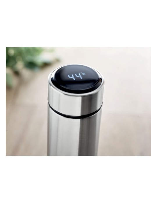 Bouteille Isotherme avec Thermomètre Personnalisée POLE pas cher