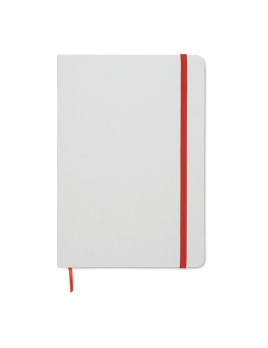 Carnet personnalisé A5 à couleur révélée ROUTE WHITE