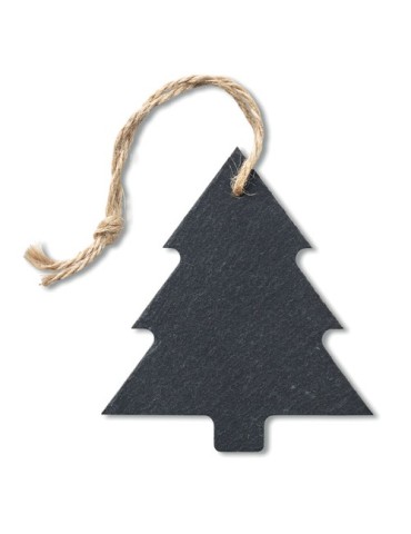 Suspension Arbre en Ardoise Personnalisée - Décoration de Noël pas cher
