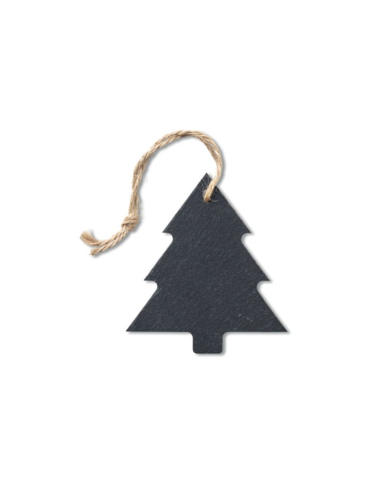 Suspension Arbre en Ardoise Personnalisée - Décoration de Noël pas cher