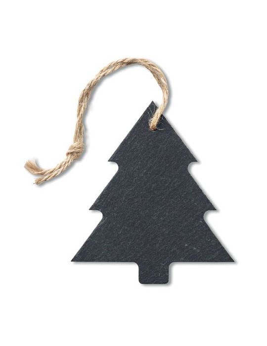 Suspension Arbre en Ardoise Personnalisée - Décoration de Noël pas cher