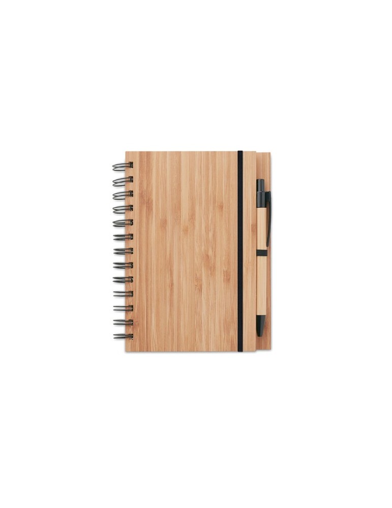 Écolo Carnet et Stylo en Bambou - Cadeau d'Entreprise