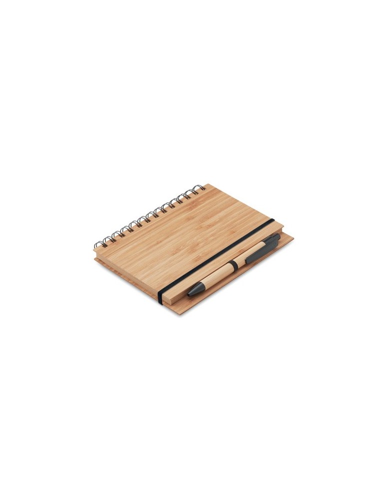 Écolo Carnet et Stylo en Bambou - Cadeau d'Entreprise