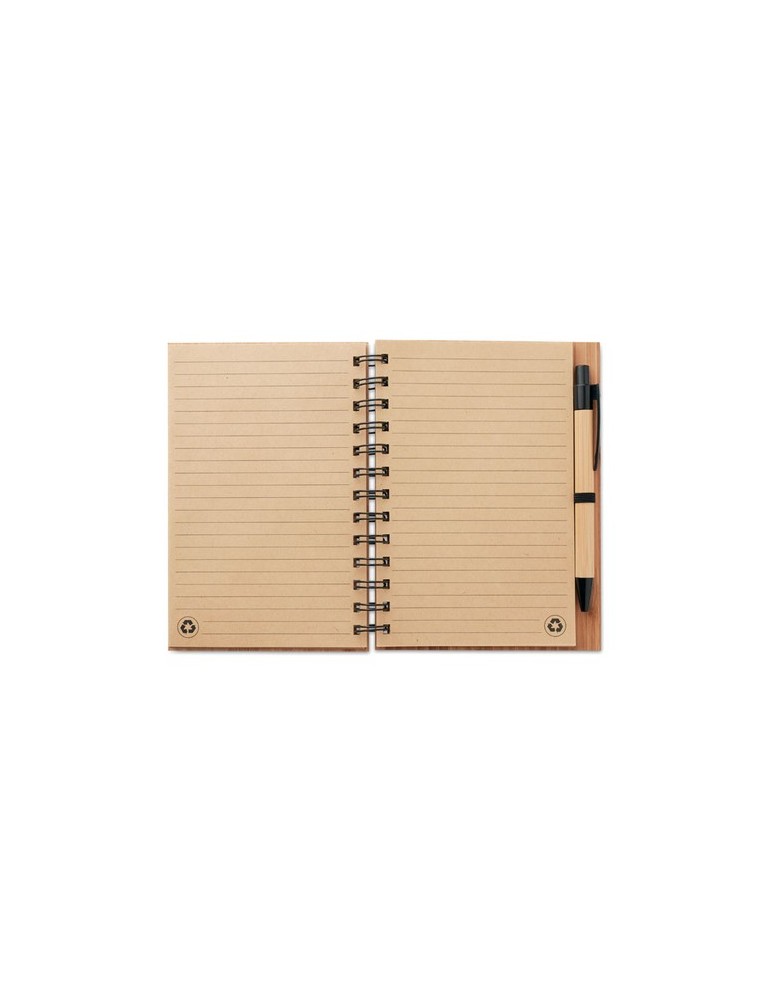 Écolo Carnet et Stylo en Bambou - Cadeau d'Entreprise